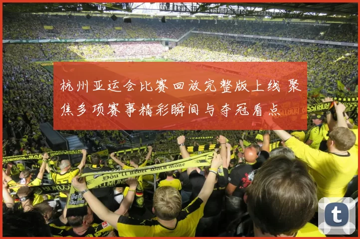 杭州亚运会比赛回放完整版上线 聚焦多项赛事精彩瞬间与夺冠看点